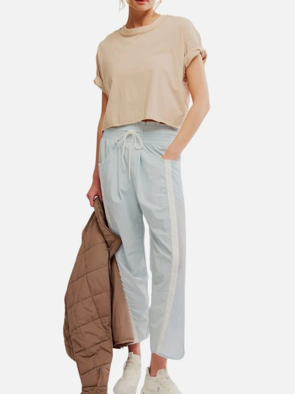 Free People Champ Is Here Pants In Arctic Snow. Size small